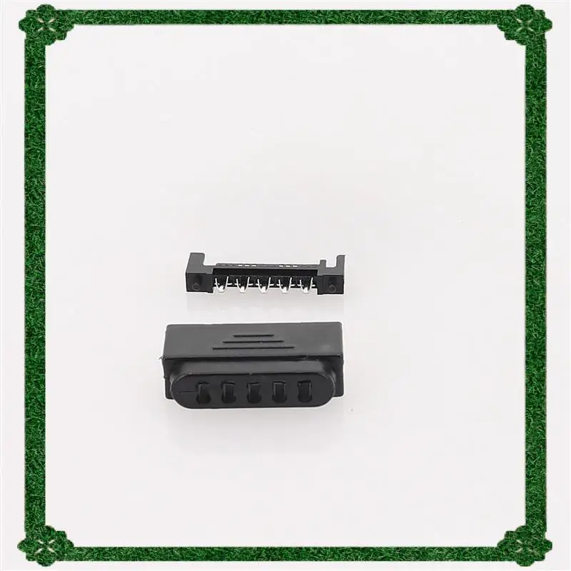 24-Hour Delivery 100Pair L29-Sata Plug 5 Holes SATA Male SATA Male Socket Serial Port 15P Power Connector Shell Plug And Shell