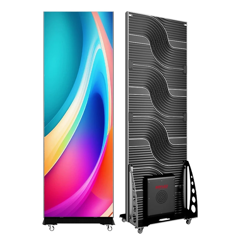 Signage Floor Standing Digital Indoor Portable Smart Advertising Player LED Screen Poster Display for Shopping Mall