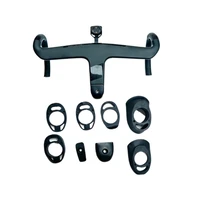 Nuevo Manillar de cableado interno de fibra de carbono, adecuado para bicicletas de carretera, manillares de grava y accesorios para bicicletas