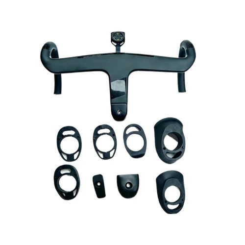 Nuevo Manillar de cableado interno de fibra de carbono, adecuado para bicicletas de carretera, manillares de grava y accesorios para bicicletas