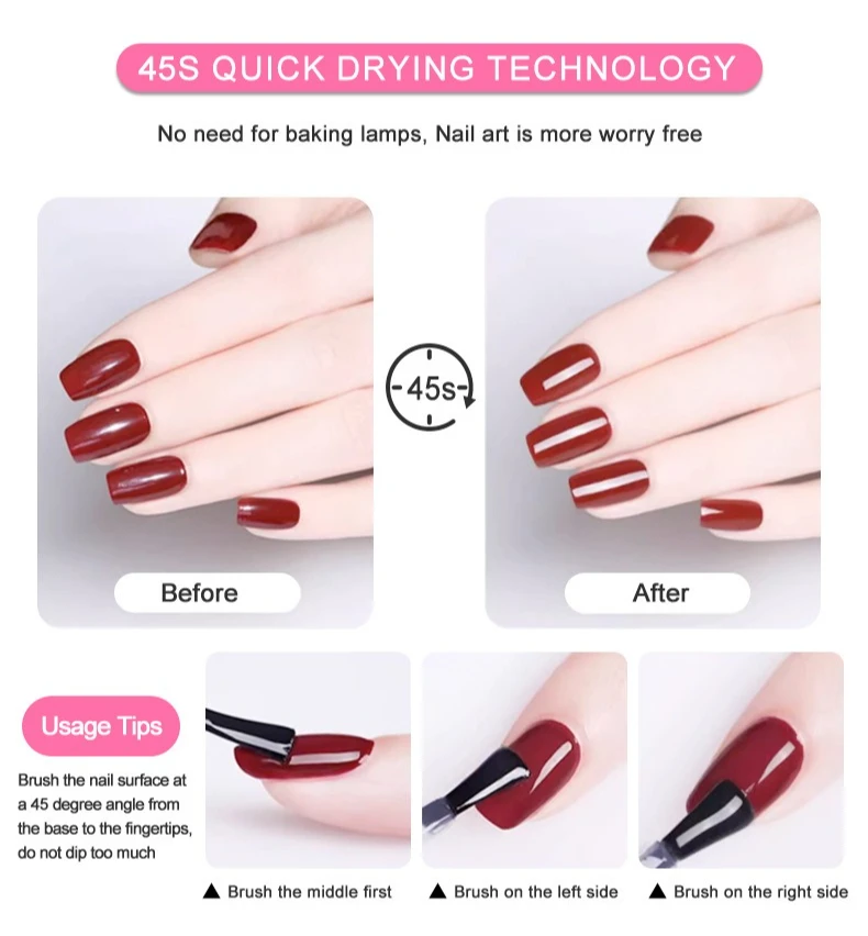 Wechselnder Gel-Nagellack, Glitzer-Gel-Nagellack, Temperaturfarben, Änderung des Farbverlaufs, Chamäleon, holografisch, Soak Off Nail Art Design