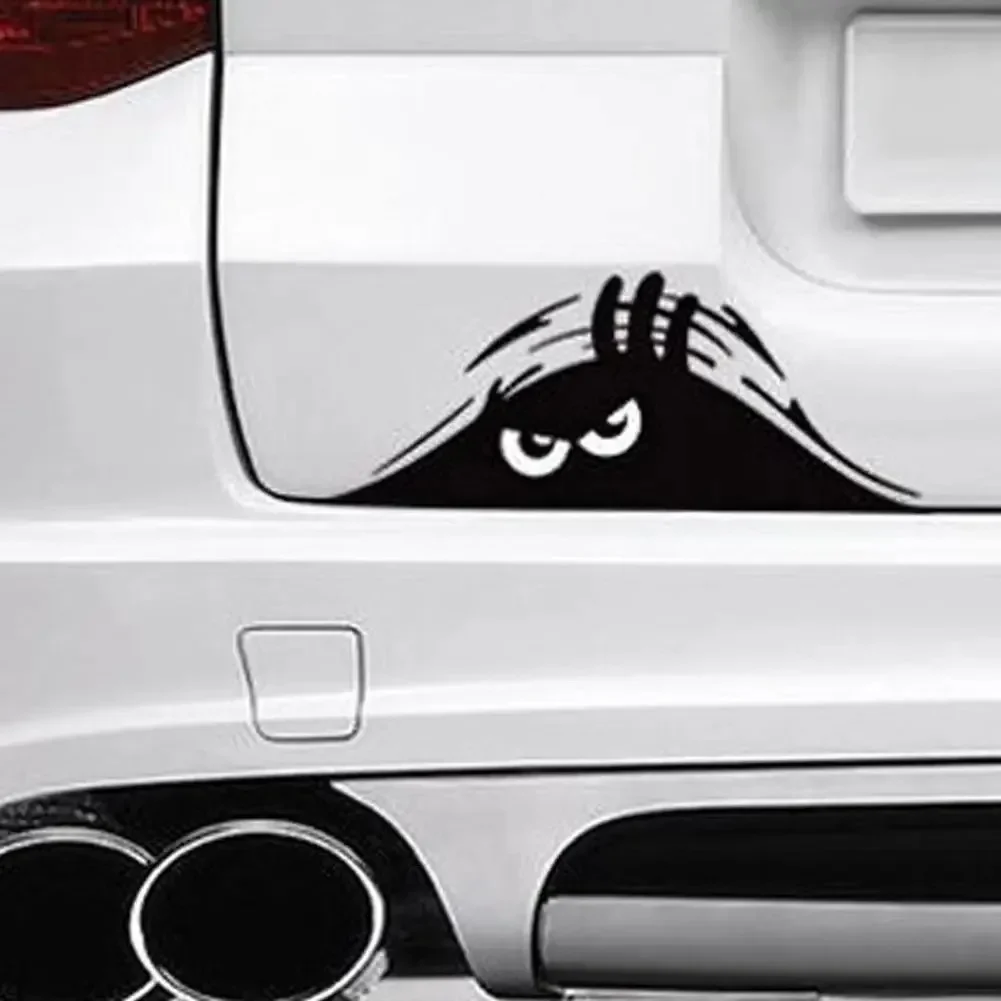 

Peeping Door Slit Stickers Body Sticker Scratch Decal Reflective Creative Funny Sticker For Car Auto Headlight Decoration