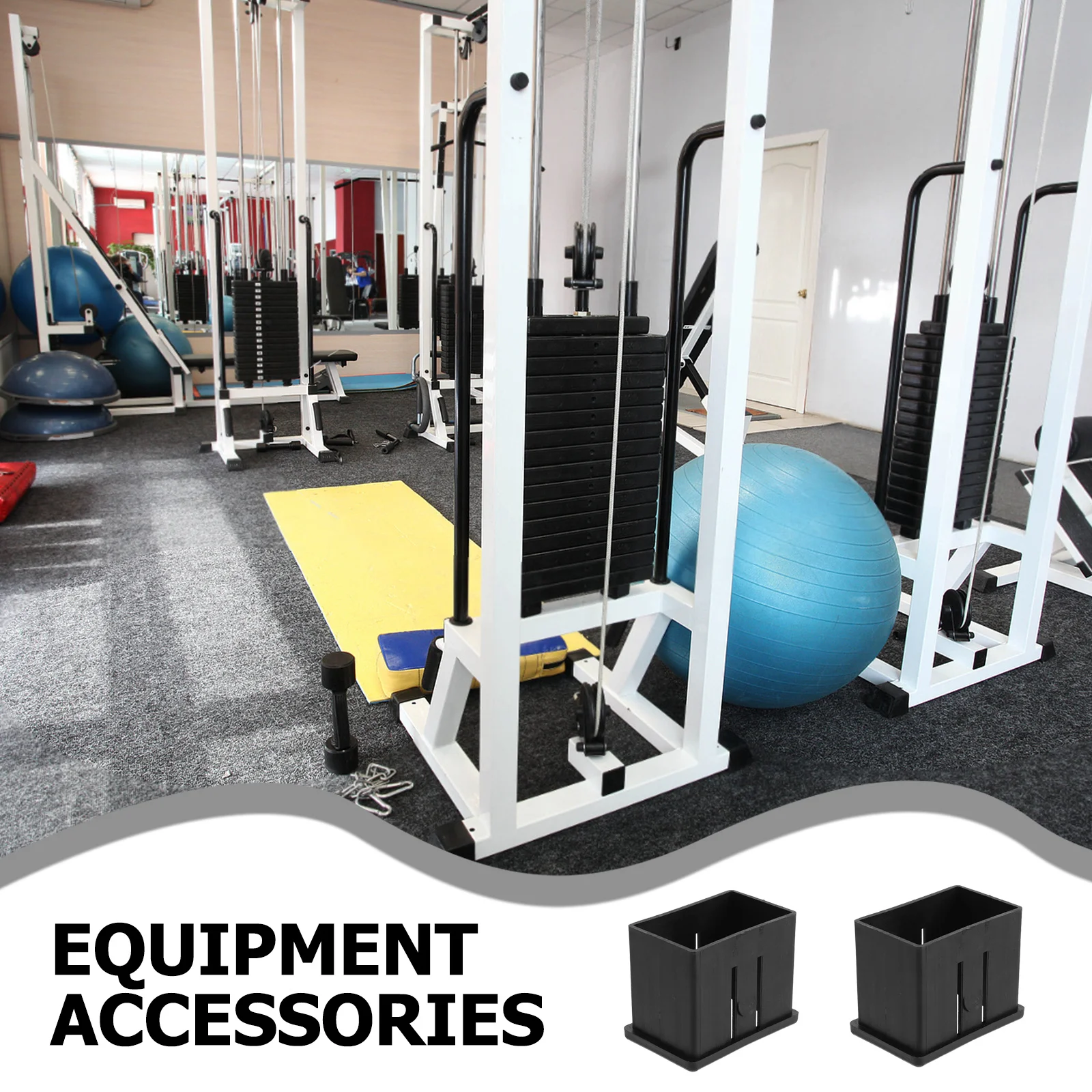 منزلق أنبوبي مربع للياقة البدنية بدرجة احترافية للتمرين المنزلي، ملحقات تدريب القوة لمعدات الصالة الرياضية المتينة #4