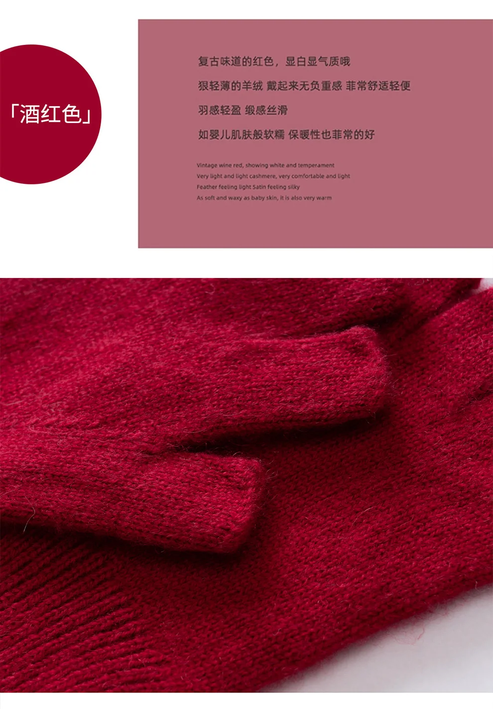 High Quality 100% Pure Cashmere Half Finger Gloves Women Soft Warm With Fourchettes Knitted Gloves For Driving Outdoor Sports