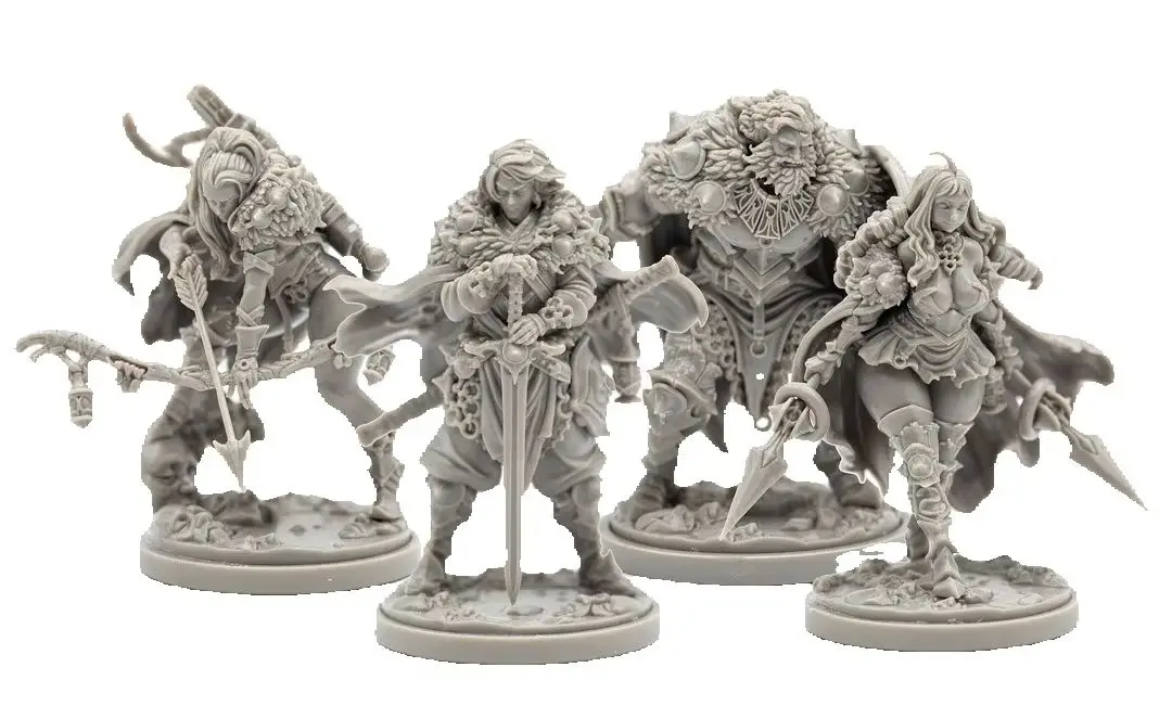 Model Kit Resin Kit 28509 Dead Kingdom 15th Anniversary Survivors Collectible Unassembled Sculpture for Hobbyists