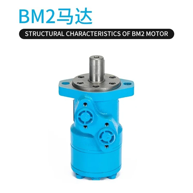 

Гидравлический двигатель BMR с двумя отверстиями и плоским ключом 50/63/80/100/125/160/200/250/320/370/400