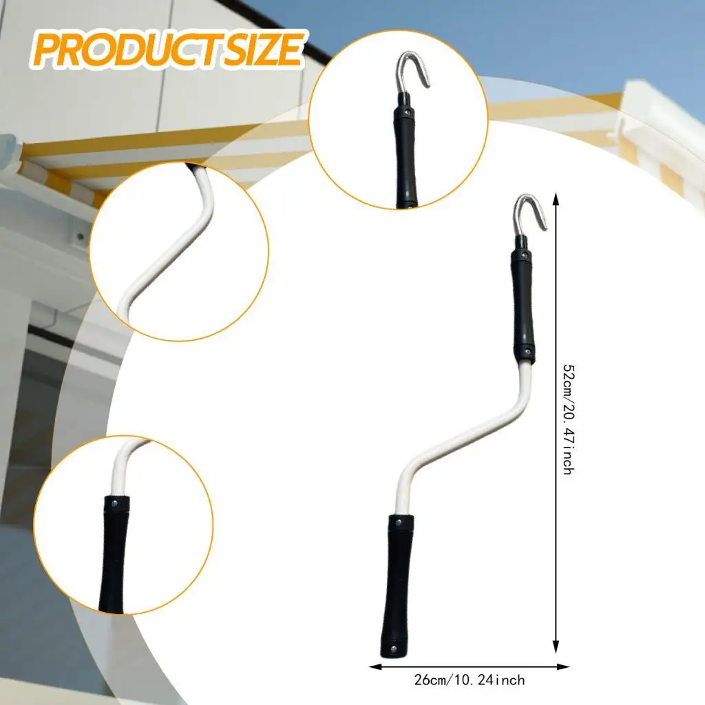 

RV Awning Crank Handle for Balcony Deck Outdoor Indoor Roller up Blinds