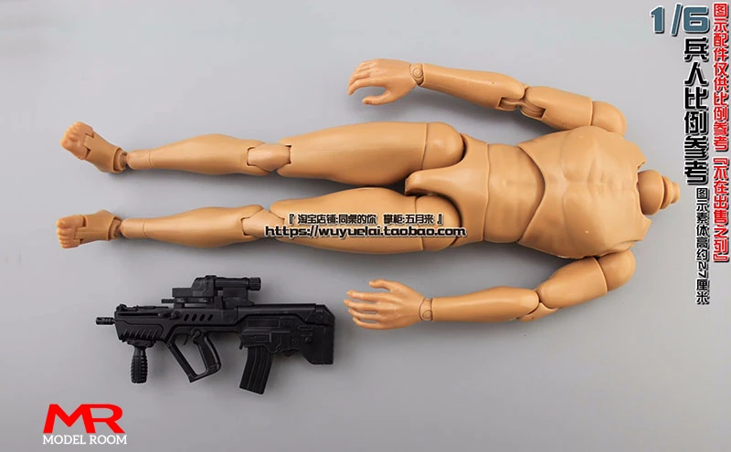 1/6 Scale PVC HK416 AK47 M16A4 ARX160 Tavor MK18 Gun Model Soldier Accessories Props Fit 12\'\' Action Figure Body Doll