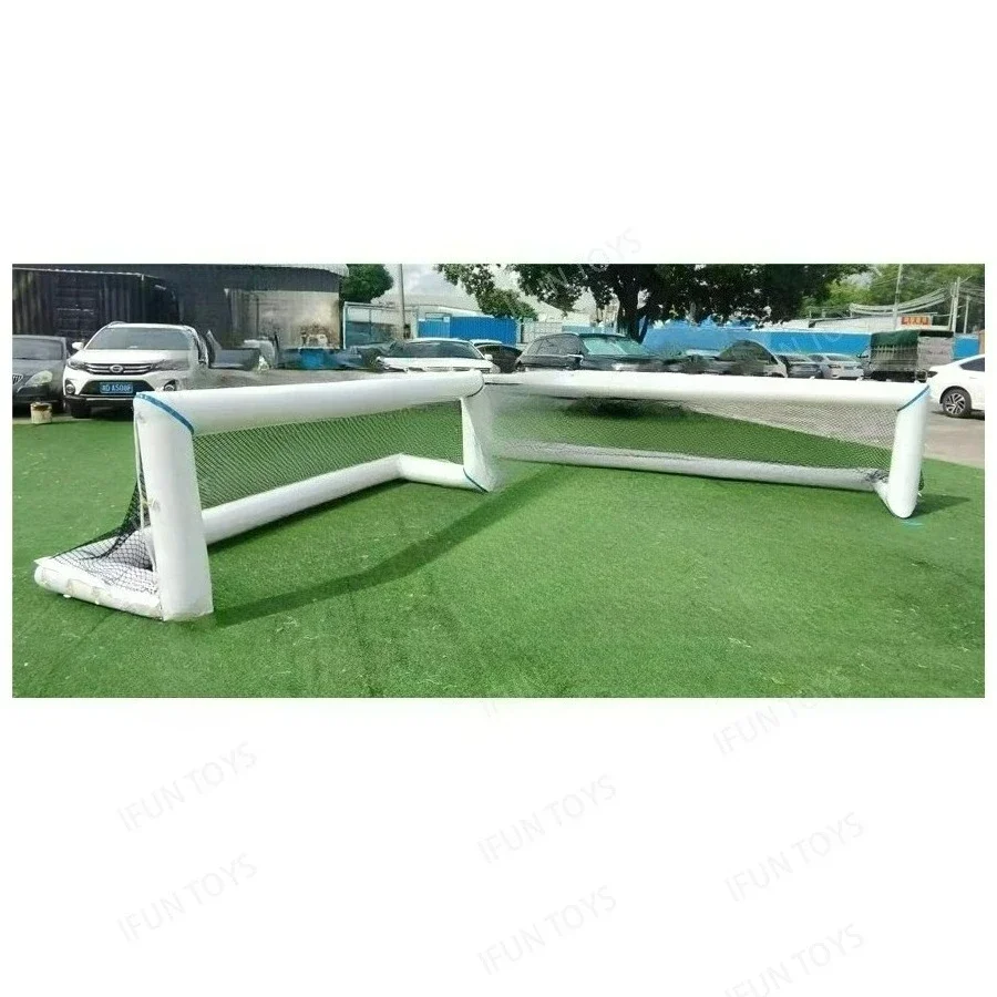 Cross-border 3 Meter Long Floating Inflatable Water Goal Pool Accessories Post Set For Sale