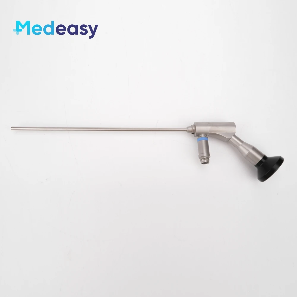 Laringoscopio de funcionamiento de 12 grados, laringoscopio rígido con retención automática