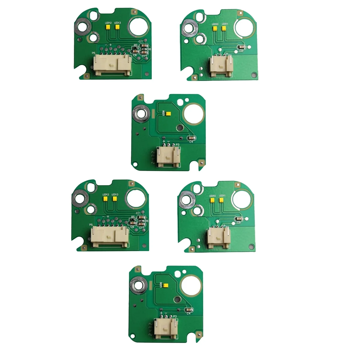 

6pcs/Set Car Headlight LED Chip DRL Boards for BMW F30 F31 F35 LCI 2014-2019 63117419615 63117419618 63117419610
