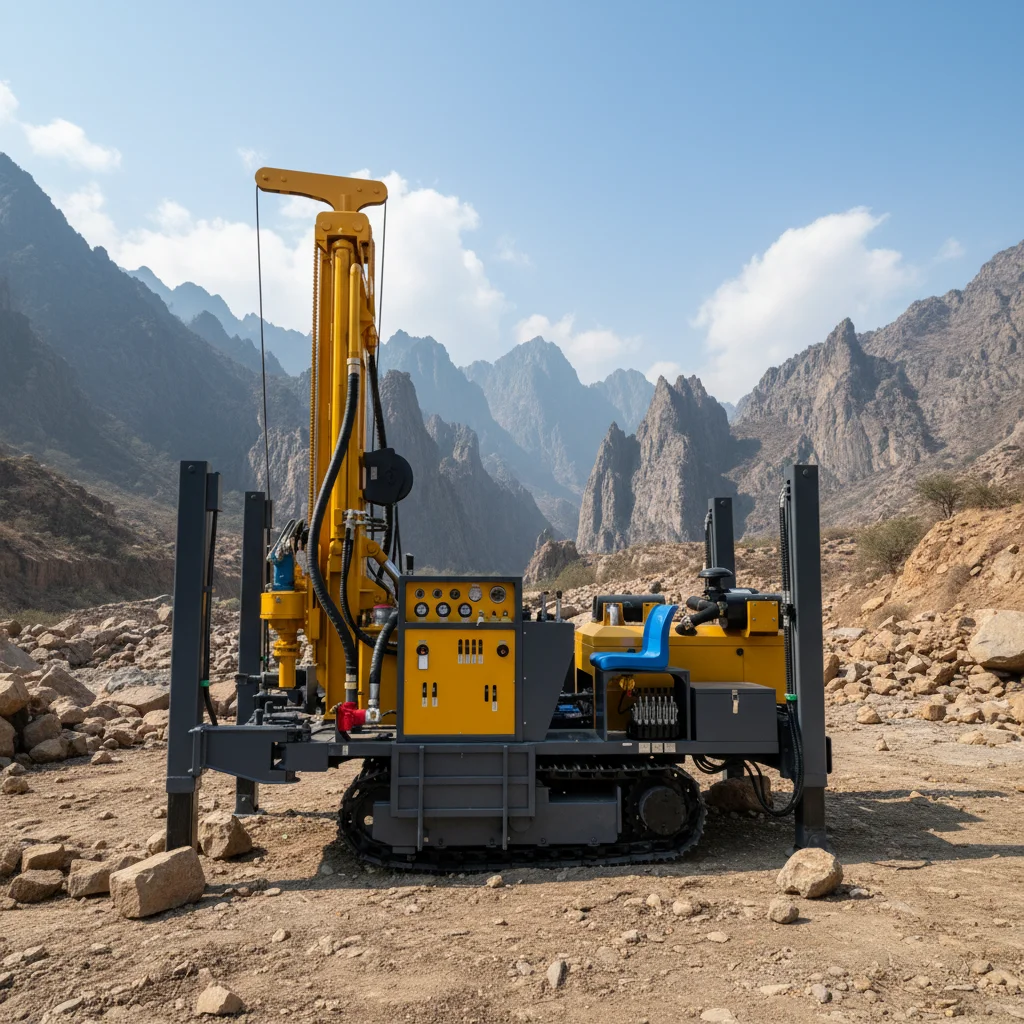 Water Well Drill Rig for Sale 300m Depth Crawler Drill Machine for Mining Exploration Borehole Drilling Customized