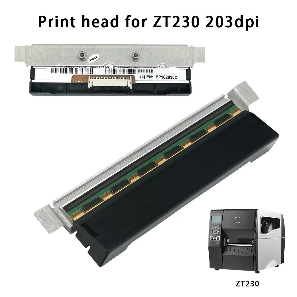 Brand New 203dpi/300dpi Thermal Print Head for Zebra ZT210 ZT220 ZT230 Barcode Label Printer,P1037974-010/P1037974-011