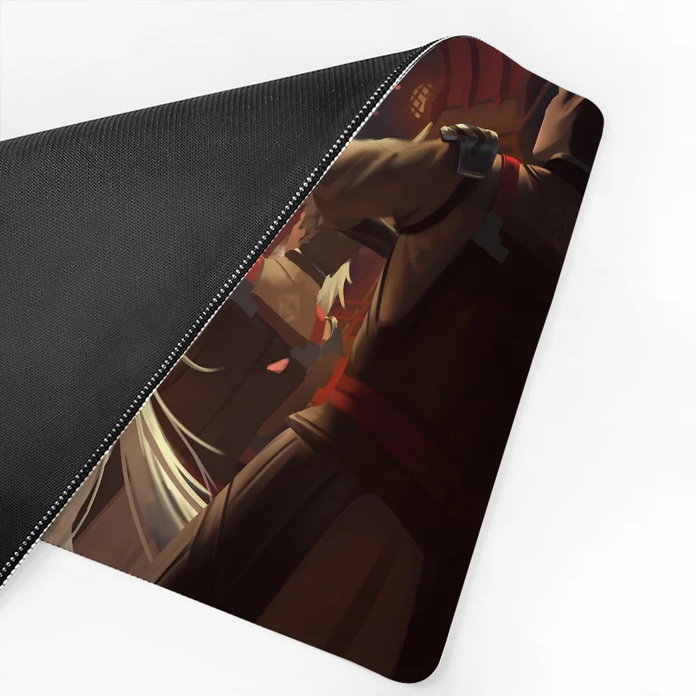 G-Genshin I-Impact Ningguang Mousepad Large Computer Gaming Accessories MousePads Desk Mats Anti-slip Laptop Soft Mouse Pad