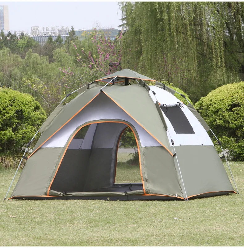 

Tent Outdoor Camping Thickened Rainproof 3-4 People Fully Automatic Sun Protection 2 People Camping Picnic Ultra-light Equipment