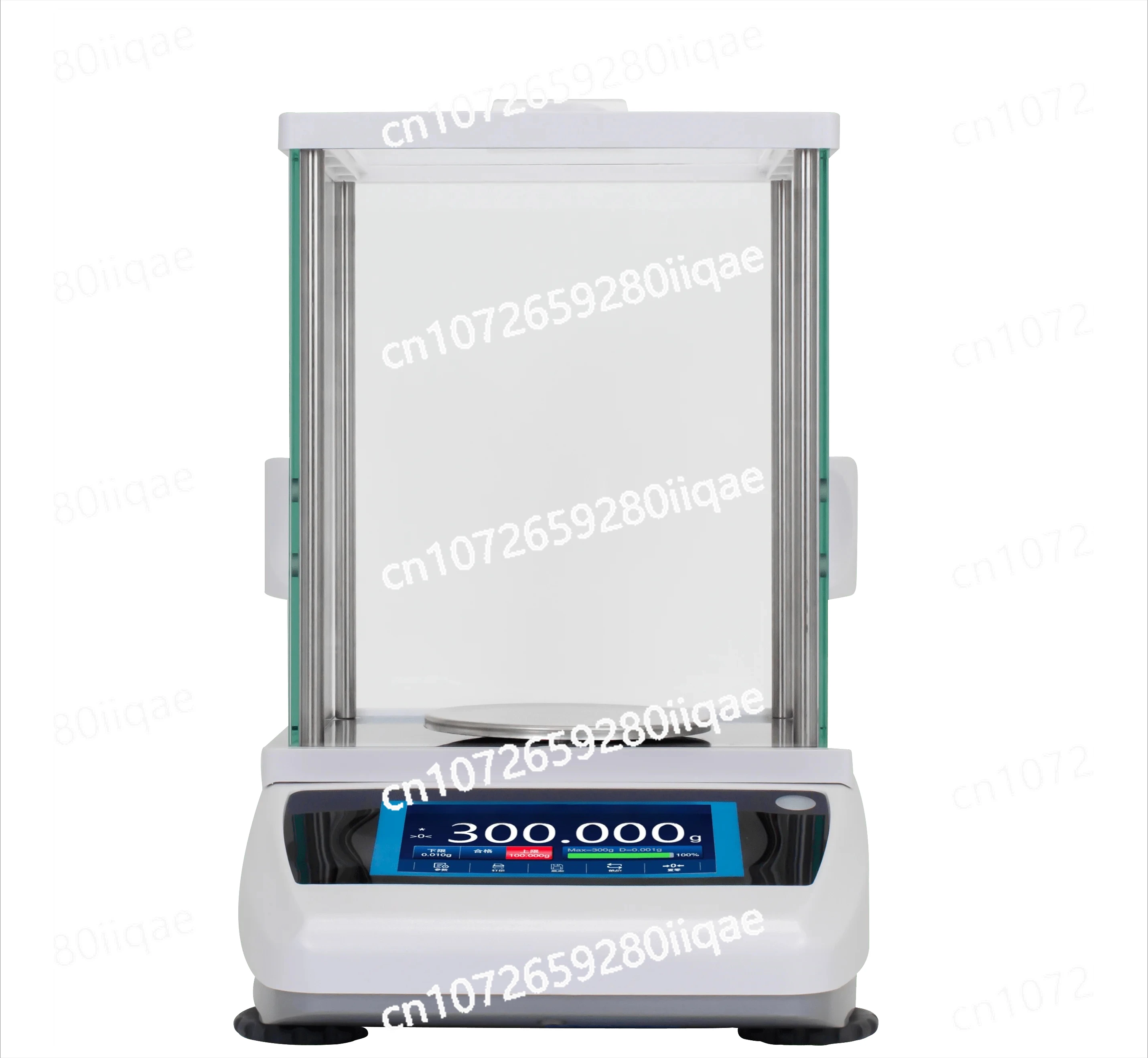 مقياس مختبر صينية مستديرة 200 جرام/300 جرام ميزان تحليلي شاشة لمس عالية الدقة 0.001 جرام ، 1 مللي جرام دقة إلكترونية رقمية