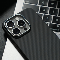 600D Magnetic Carbon Fiber Case For iPhone 16 Pro Max Cover Ultra Thin Aramid Fiber Cases for iPhone 16/16 Pro Funda