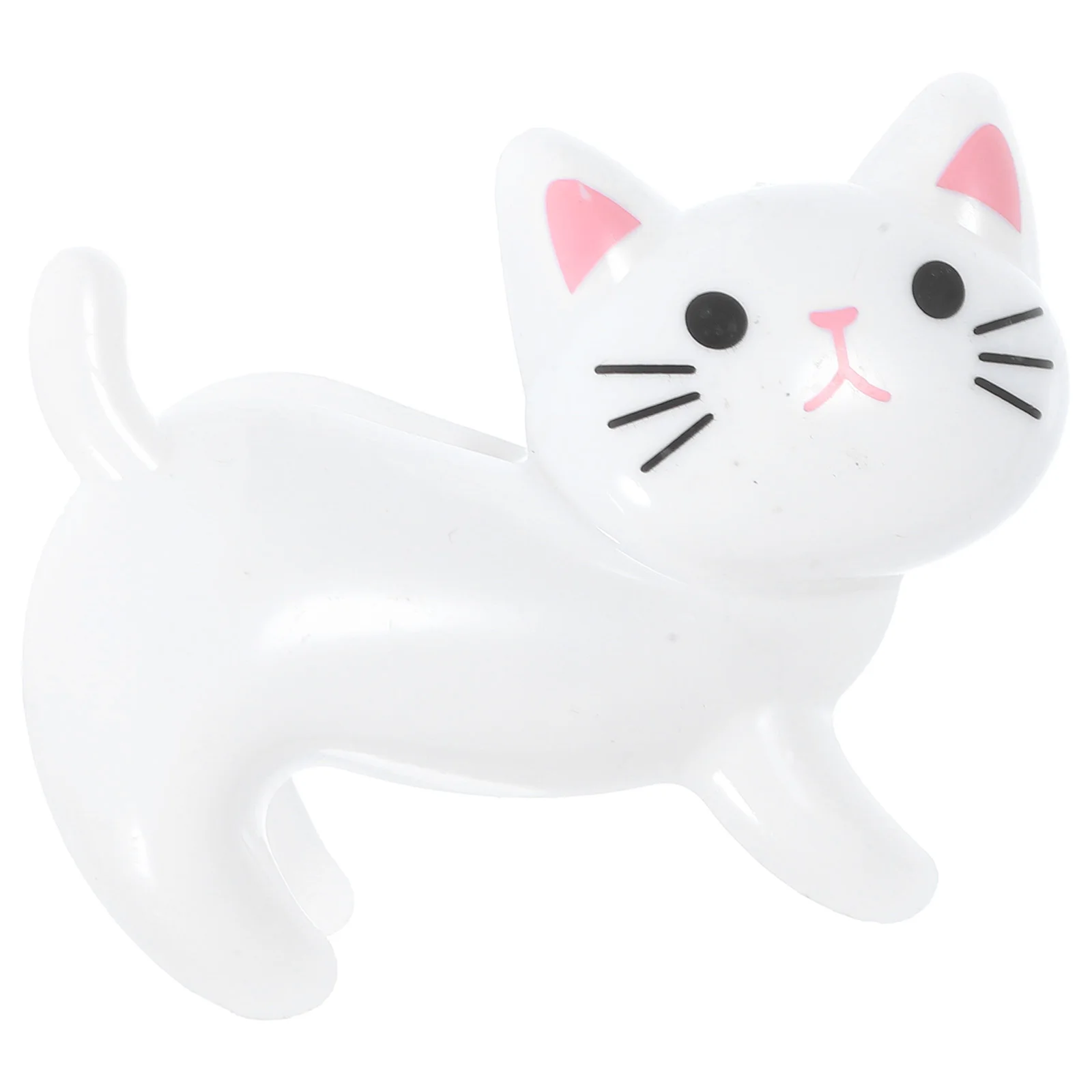 

6pcs St Cat Clips Black Multi functional Clothespins Food Sealer Ticket Holder Photo Display Message Folder Beach Towel