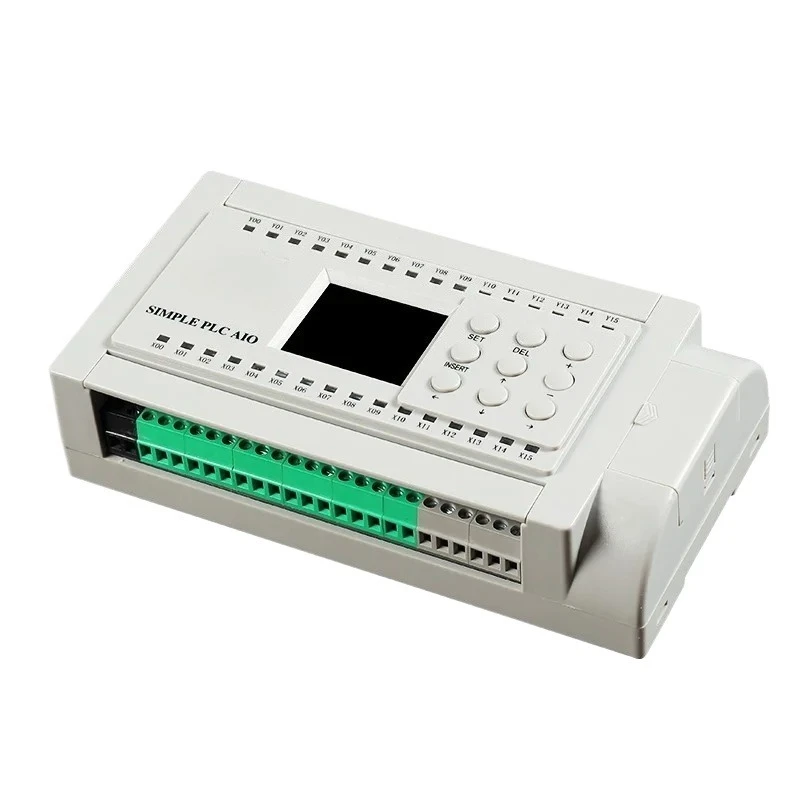 

16-in 8-out Relay Output PLC 2AI 2AO 4-Channel Pulse Outputs RS485 Modbus PLC for Stepper Motor