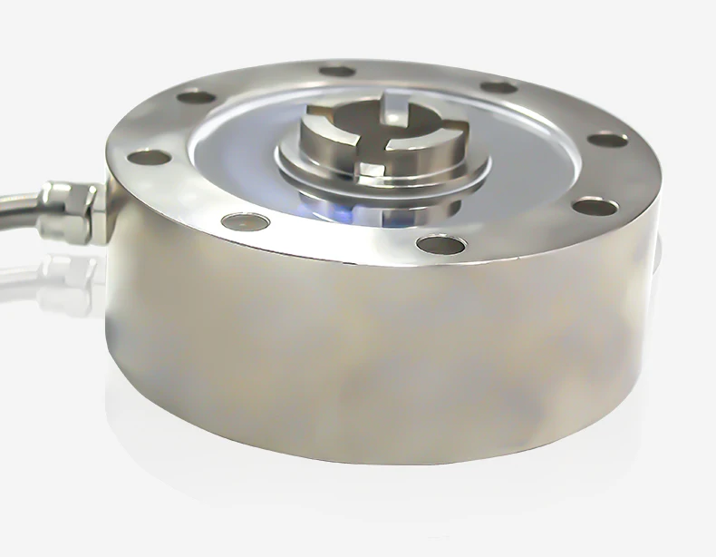 1 Ton Spoke Load Cell, Large‑Range Pull‑Push Force Sensor, Calibrated Weight Measurement Module