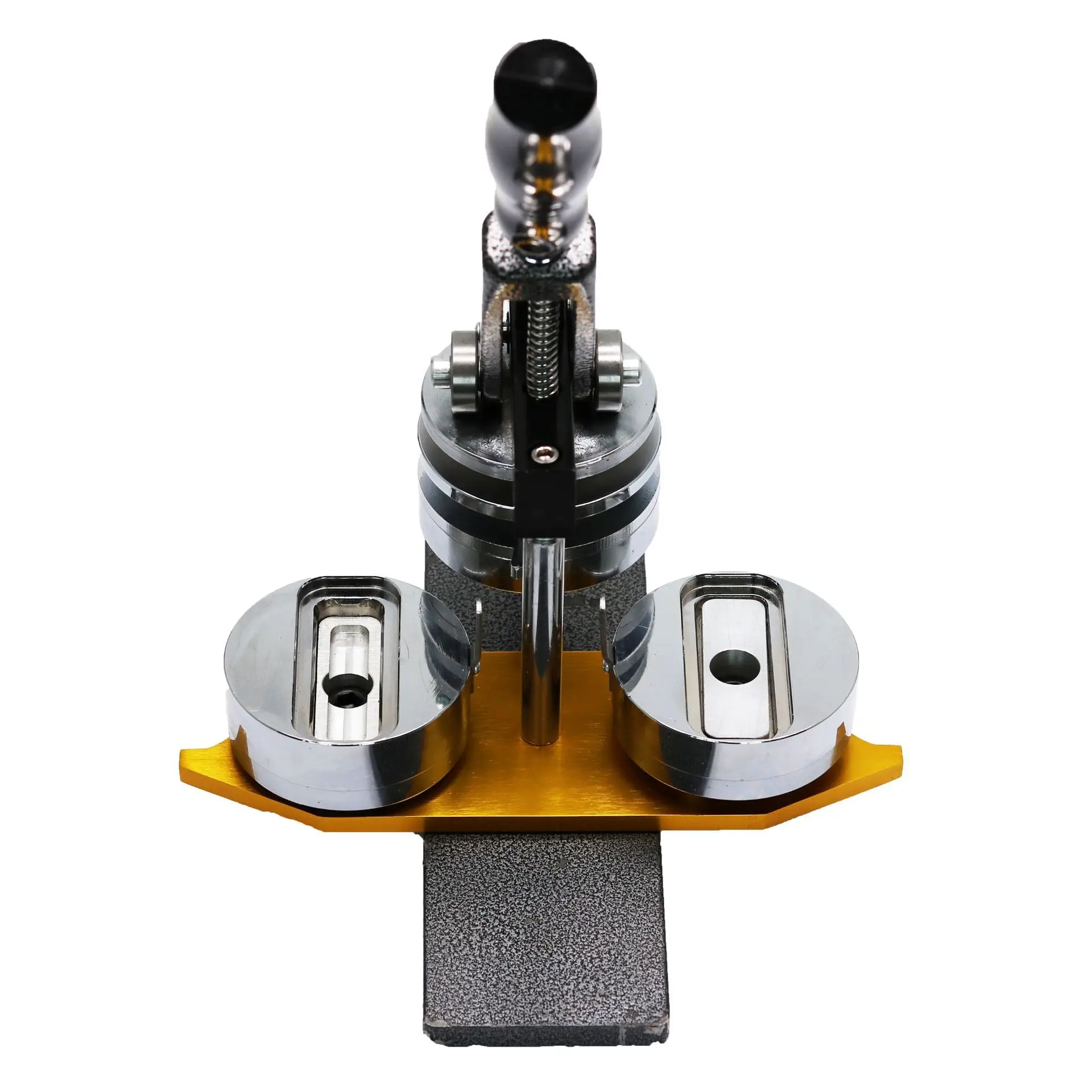 Hot Sale Black 68*24 mm Manual Rectangle Button Making Machine 100 Sets Fridge Magnet Materials