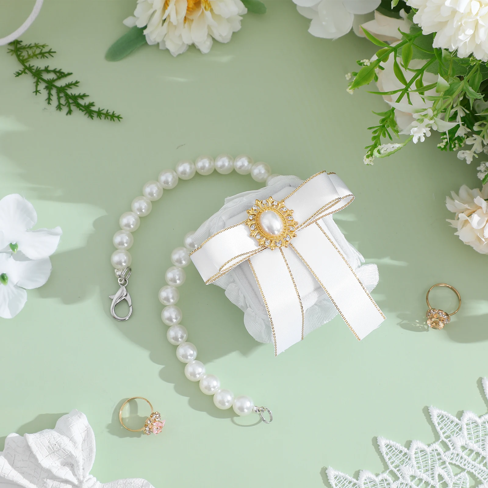 

Dog Wedding Ring Box Storage Container Soft Lining Engagement Ring Holder for Pet Wedding Proposal Jewelry Organizer