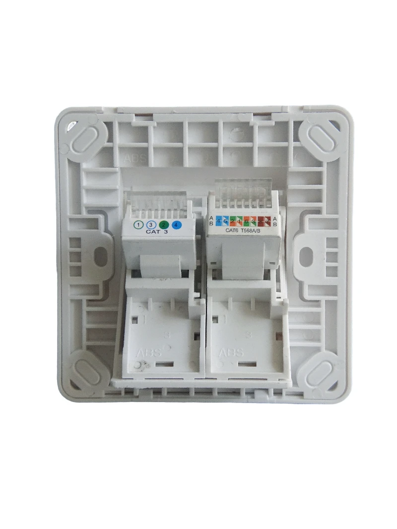 พอร์ตคู่แบบเส้นทแยงมุมสำหรับโทรศัพท์ HDMI USB RJ45 RJ11แผงใยแก้วนำแสง SC LC 86