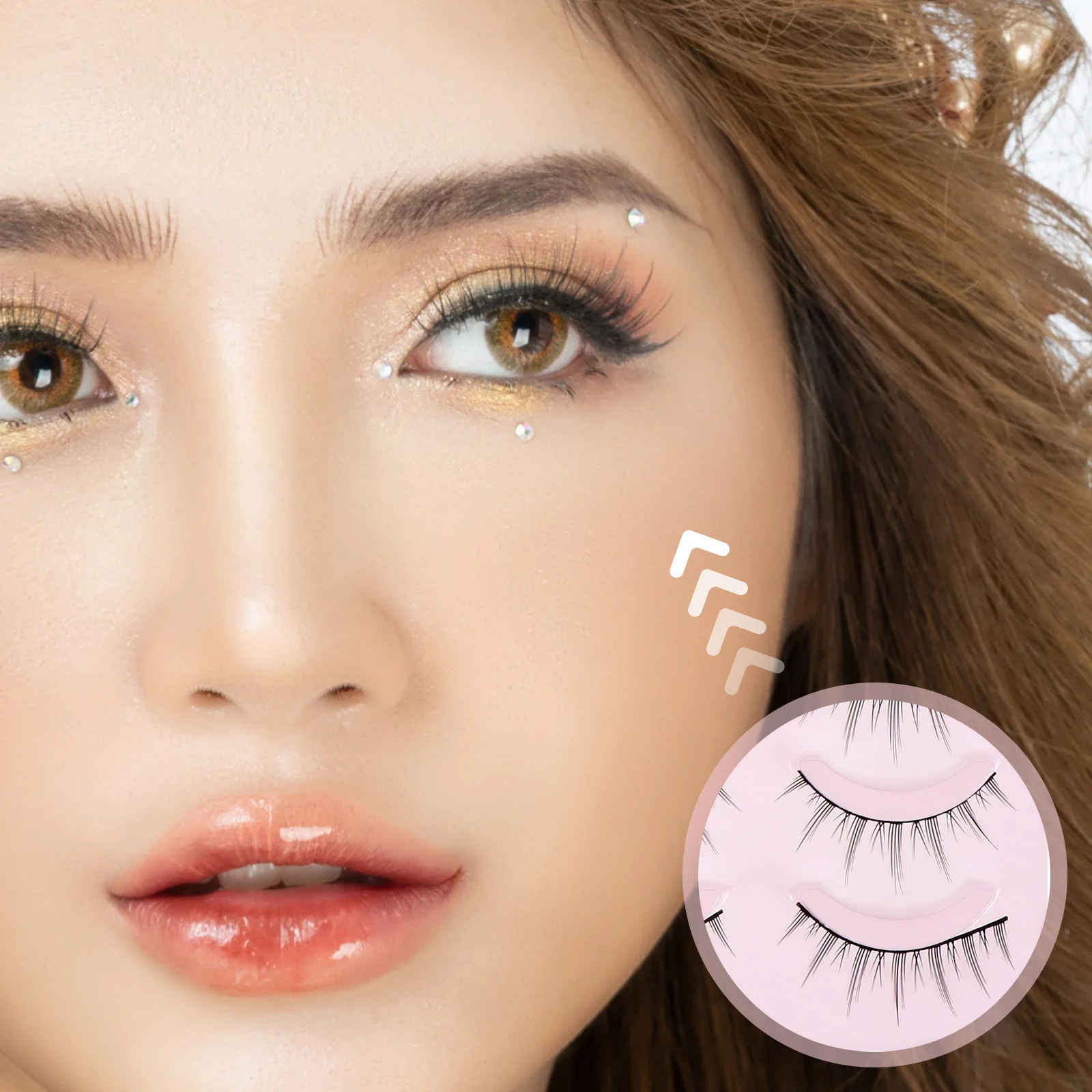 5Pairs False Eyelashes Natural Look Beauty Eye Lashes for Women Makeup Cosmetics Accessory Girl Eyelash Beauty Daily Use