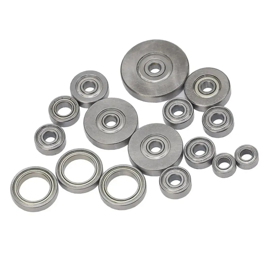 1Pcs 4.76mm 6.35mm 9mm Woodworking Bearing Top Mounted Steel Router Bit Bearing 1/2