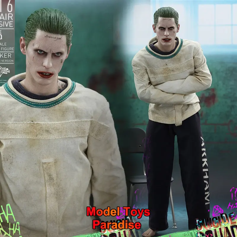 

HOTTOYS MMS373 1/6 Collectible Figure Joker Suicide Squad Arkham Asylum Super Villain Men Soldier 12'' Action Figure Model Gifts