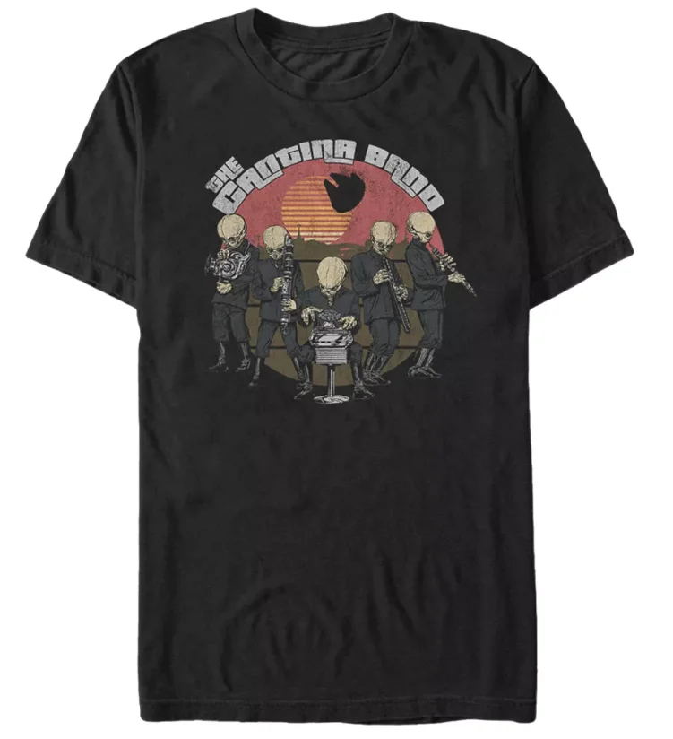 Camisetas de manga curta masculinas e femininas de Star Wars, camisetas de ficção científica retrô casuais estampadas com logotipo de Star Wars