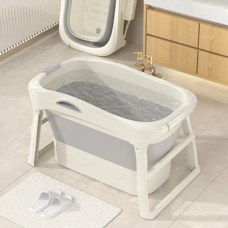 

Portable Bucket Cubeteras Large Water Container Body Wash Tub Rubber Bathtub Foot Bath Collapsible Lavacabezas Foldable Adult