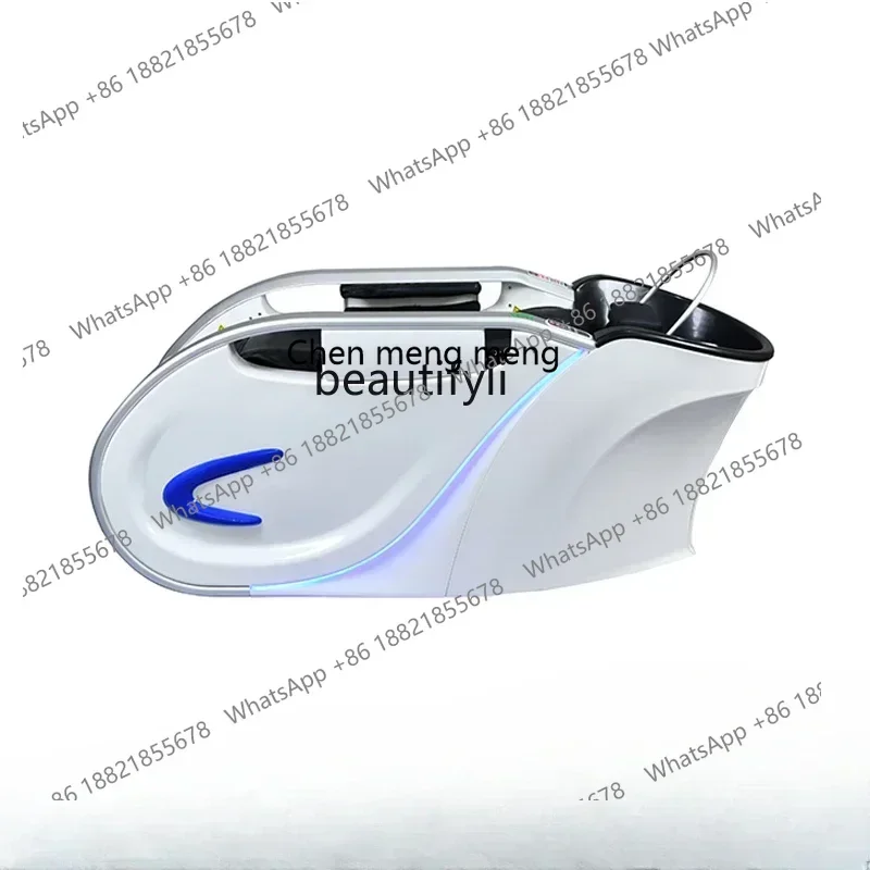 

X Electric Massage Whole Body Hairdressing Shampoo Chair High-Grade Barber Shop Water Circulation Fumigation Head Therapy Bed