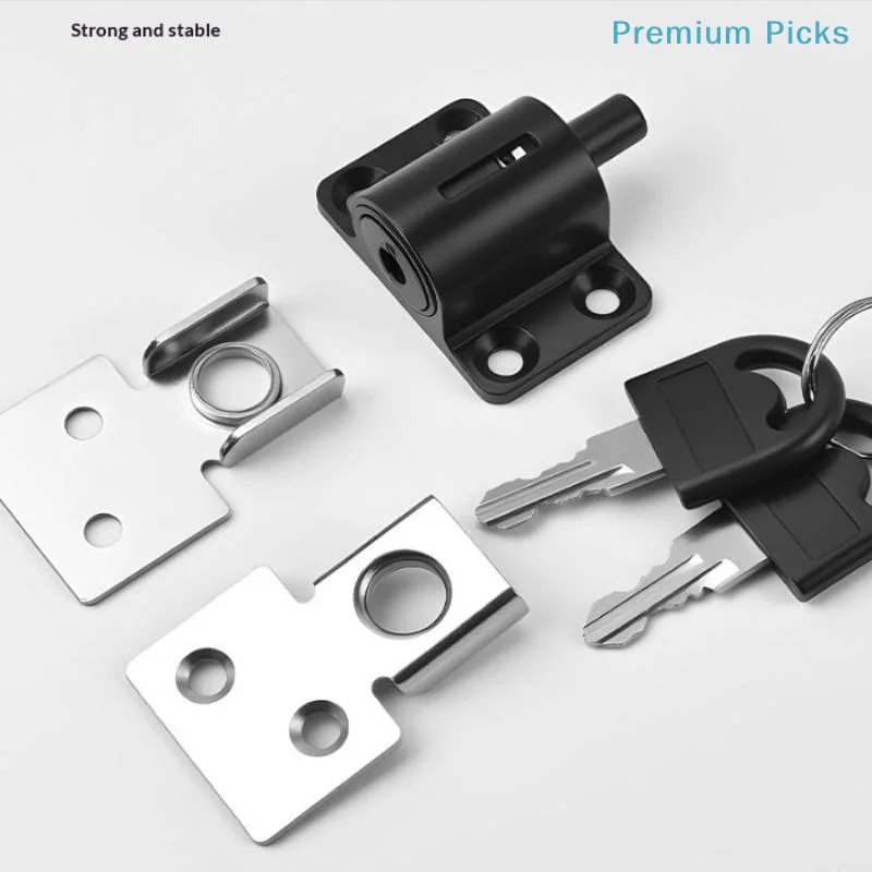 Sliding Door Window Security Locks 1 Set with 2 Keys Anti-Theft Child Proof Latch for Home Apartment Patio Closet Protection