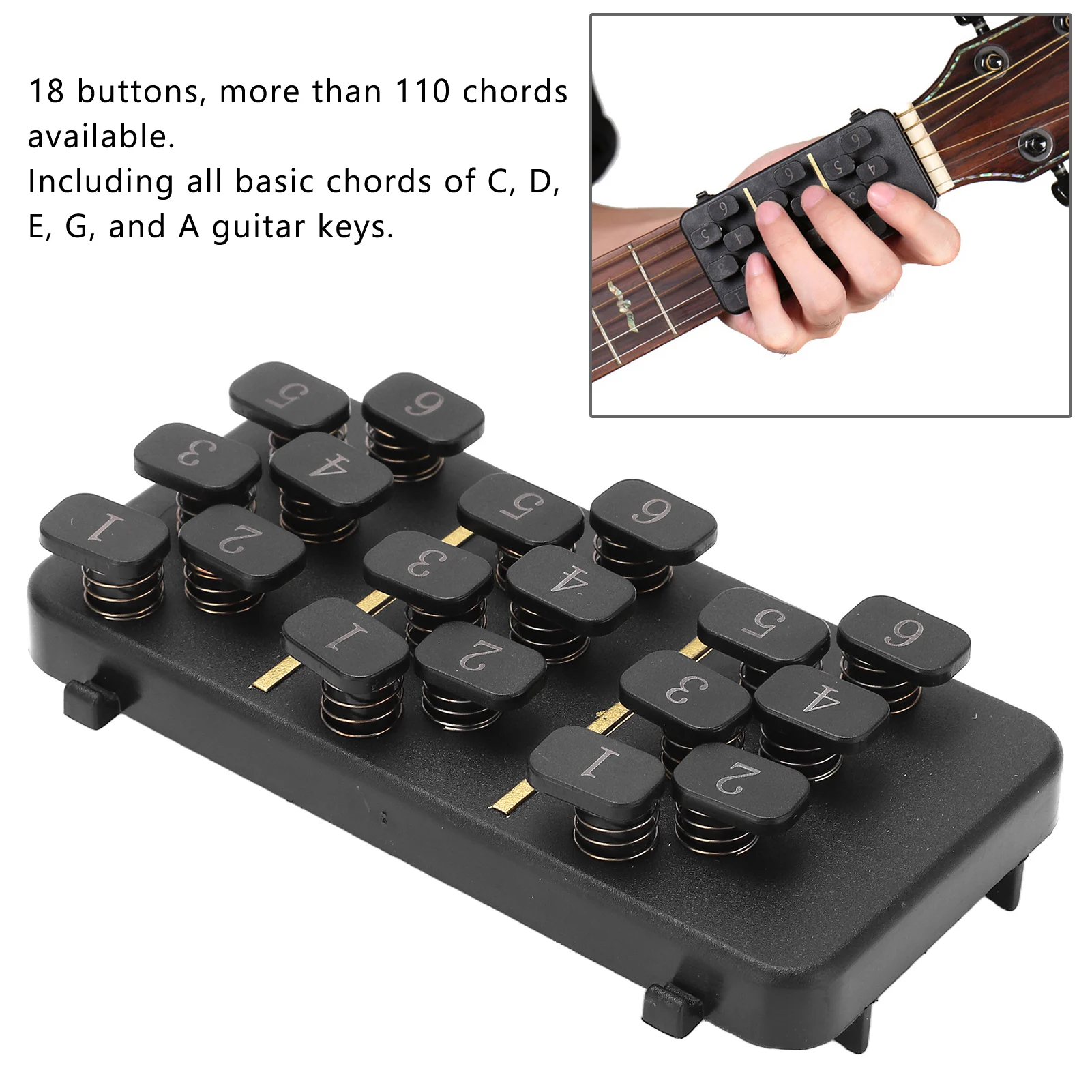 Guitar Chord Changer Tool Set Aid Learning System Musical Instrument Teaching Aids for Beginner Guitar Accessories
