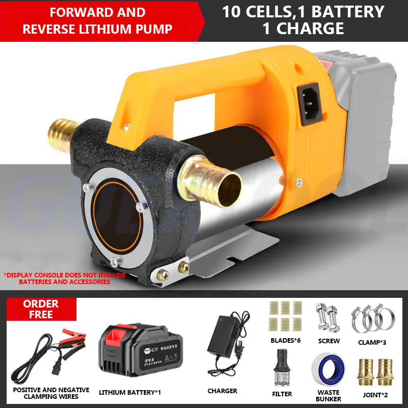 

Высокомощный перезаряжаемый бесшумный масляный насос, бытовой литиевый бесщеточный топливный насос, насос для перекачки дизельного топлива, автоматический масляный насос для заправки