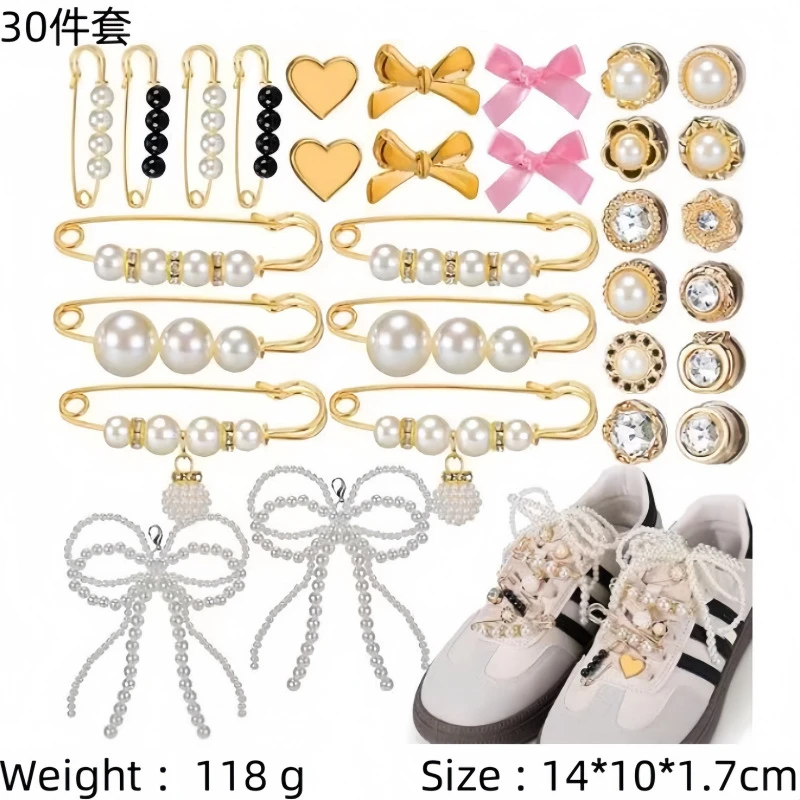 New Christmas Creative shoelaces Charms for Shoe Shoelace Junk Socks, DIY Shoe Lace Charms for Women Shoes Jewelry Decorations