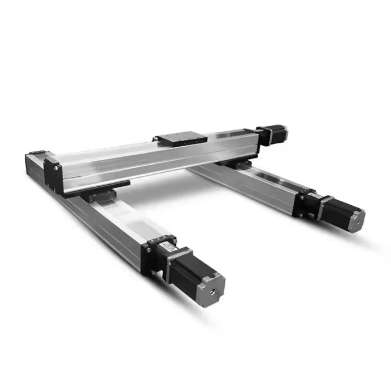 Umot atacado sistema de movimento linear guia de trilho linear vertical mesa xyz sistema de pórtico de estágio de 3 eixos para equipamentos de comunicação