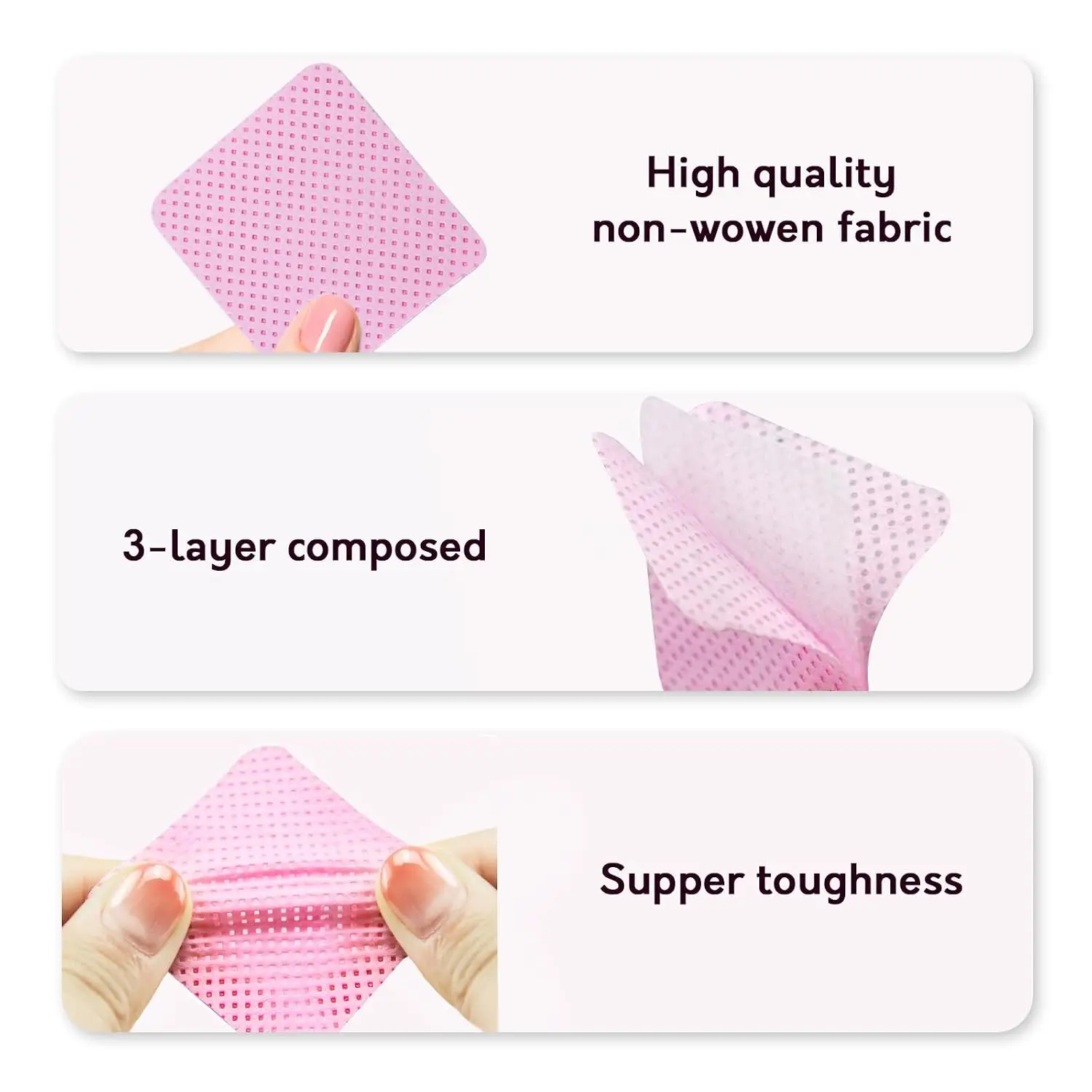 600 Pieces Velvet-Free Nail Wipes Gel Cleaning Towels Aluminum-Free Formula Nail Removal Cotton Tablets for Nail Beauty Cleaning