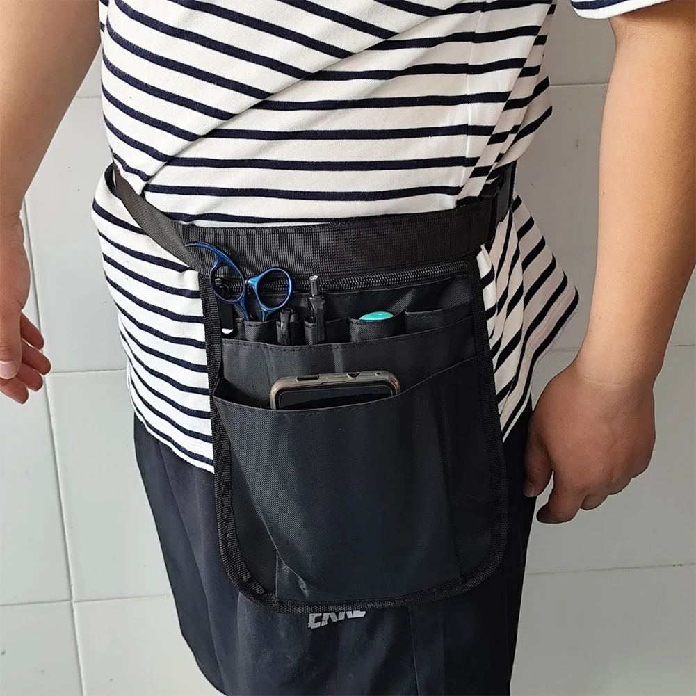 Multi-compartment Pocket Tool Waist Bag 25 X 18 Cm Adjustable And Removable Belt Comfortable To Wear Heavy-duty Buckles