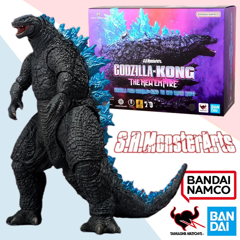 

Bandai Anime Action Figure SHMonsterArts GODZILLA FROM GODZILLA x KONG: THE NEW EMPIRE 2024 Finished Model Kit Toy Gift for Kid