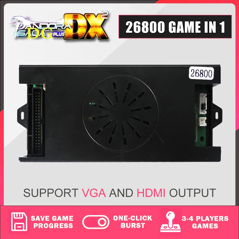 Pandora Saga Plus DX 26800 in 1 Mutilgame Board Support HD MI VGA Output Gameboard Motherboard of Household Arcade without WIFI