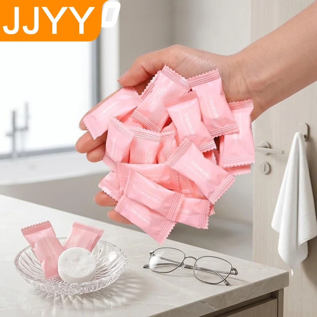 30Pcs Compressed Cotton Travel Towels Mini Cleansing Facial Wipes Portable Home Use Beauty Essentials