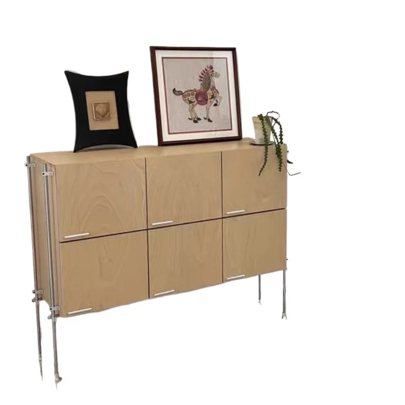 against the wall Integrated locker Living room side cabinet Log wind bucket cabinet Ocean board cabinet Optical axis storage