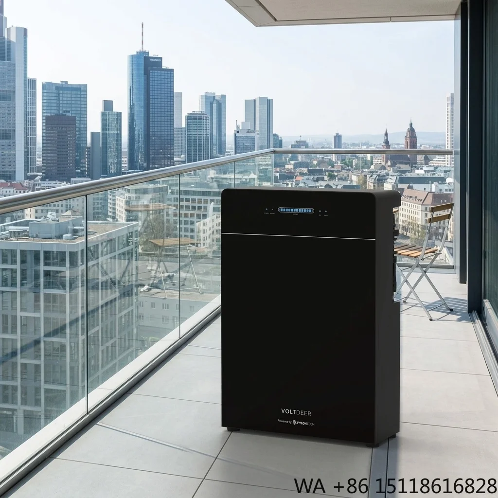 Voltdeer All in One Hybrid Solar Energy System Plug and Play Solar System for Home  EU Stock pylon