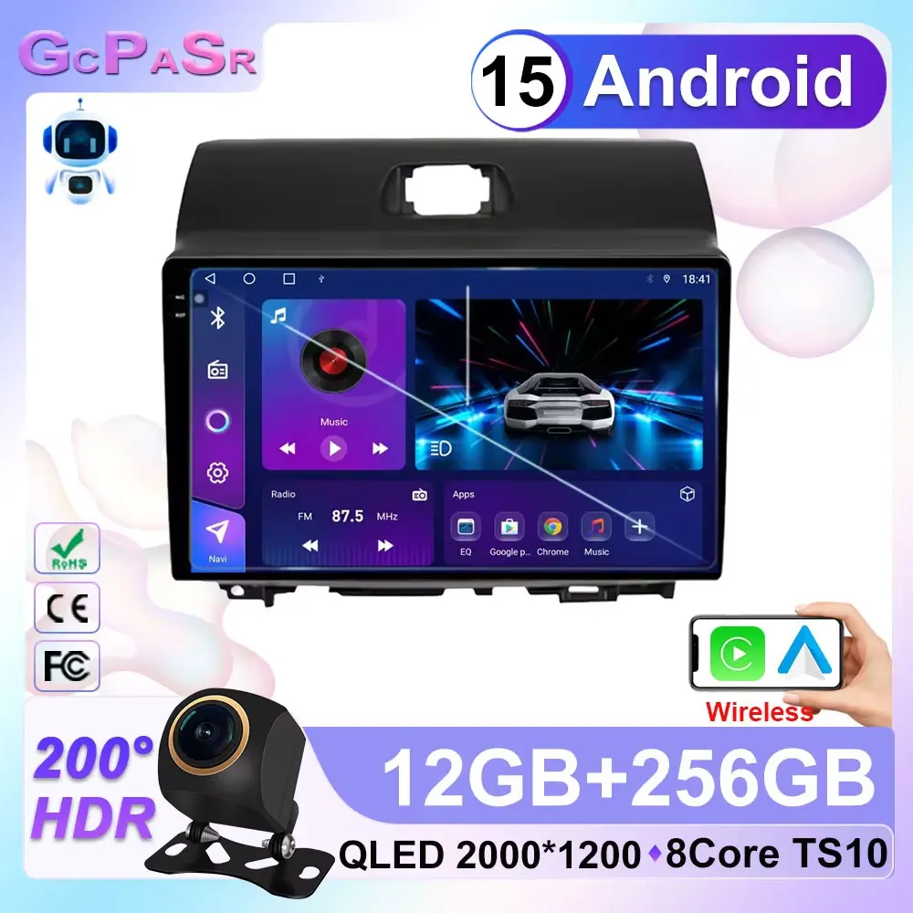 

For Kia Ray 2011 - 2017 Car GPS Multimedia Player Auto Wireless Carplay Autoradio NO 2Din Car Radio Video QLED WIFI ﻿ Android15