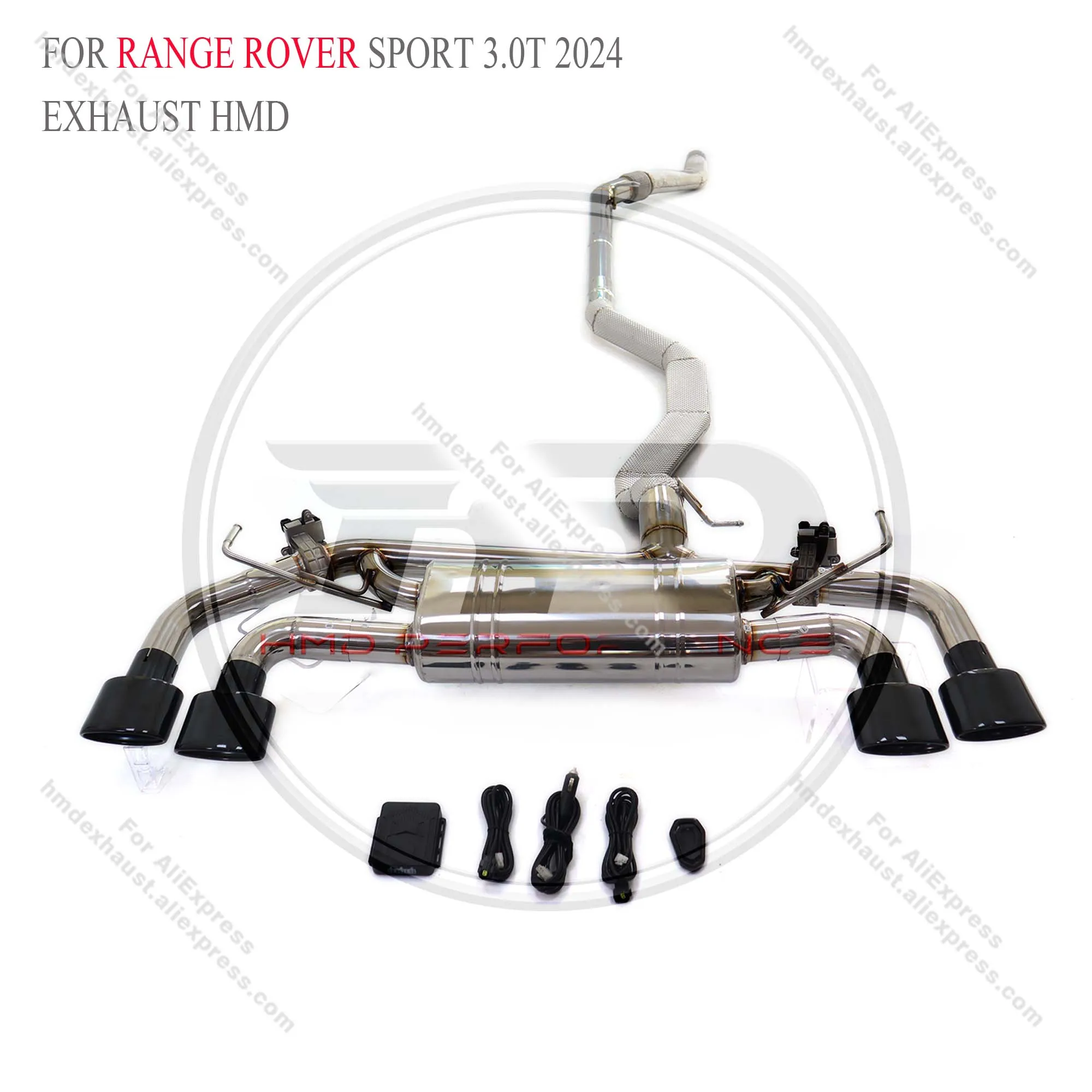 HMD Stainless Steel Exhaust System Performance Catback For Land Rover Range Rover Sport V8 5.0T Muffler With Valve