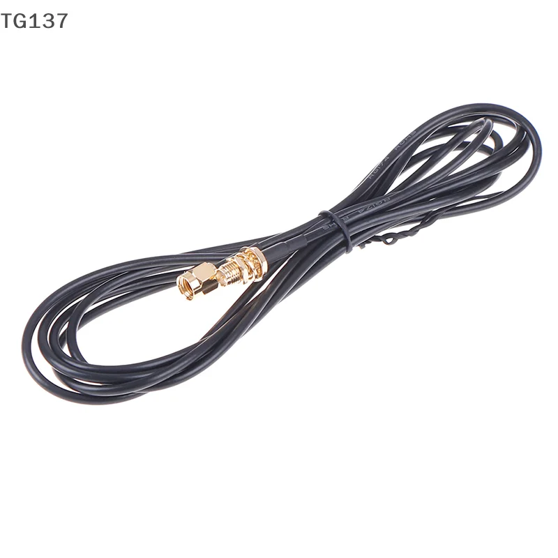 1PC 1m WiFi Router Antenna Extension Cable Cord RG174 RP-SMA Male To Female
