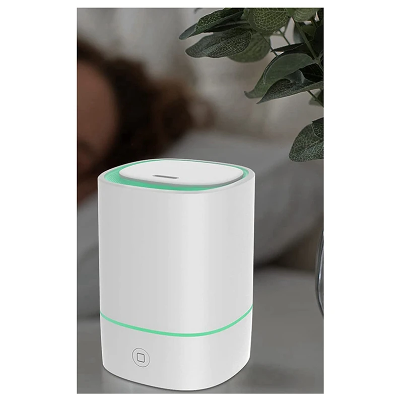 1 قطعة الناشر للمنزل ، المرطب للمكتب ، غرفة النوم أساسيات الروائح الناشرون بالموجات فوق الصوتية الأبيض ABS سيليكون المعادن