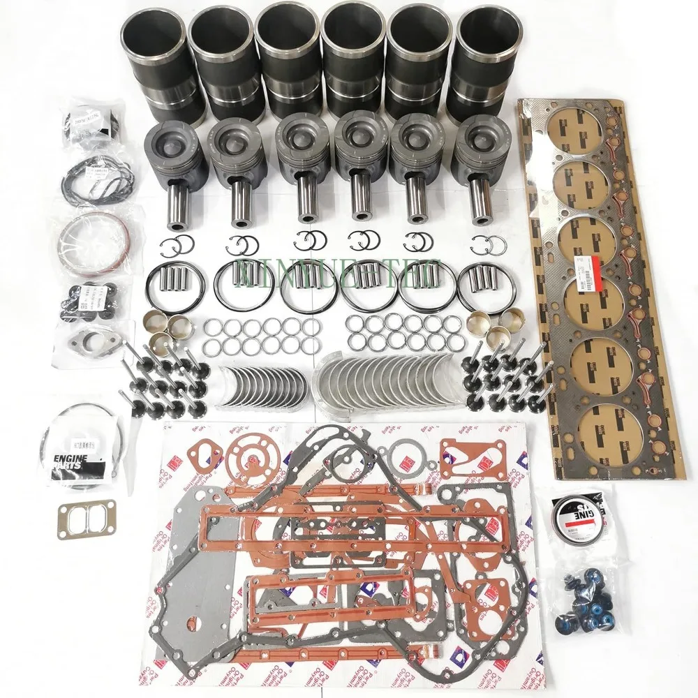 Overhaul Rebuild Kit For Cummins QSL9 Engine With Gasket Set Bearing&Valve Train